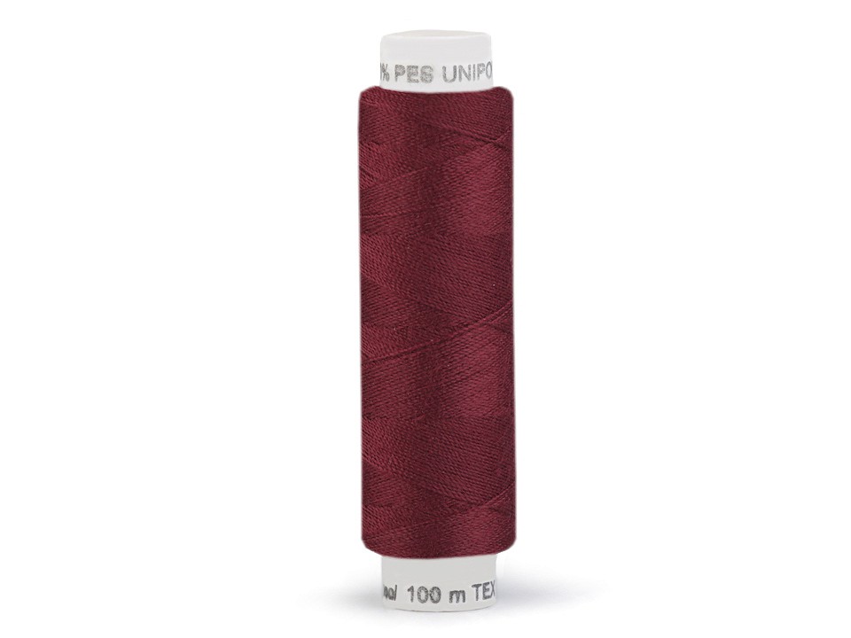 Polyesterové nitě návin 100m - Tawny Port 348
