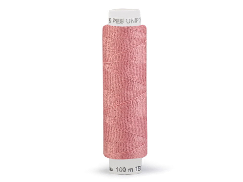 Polyesterové nitě návin 100m - Powder Pink 372