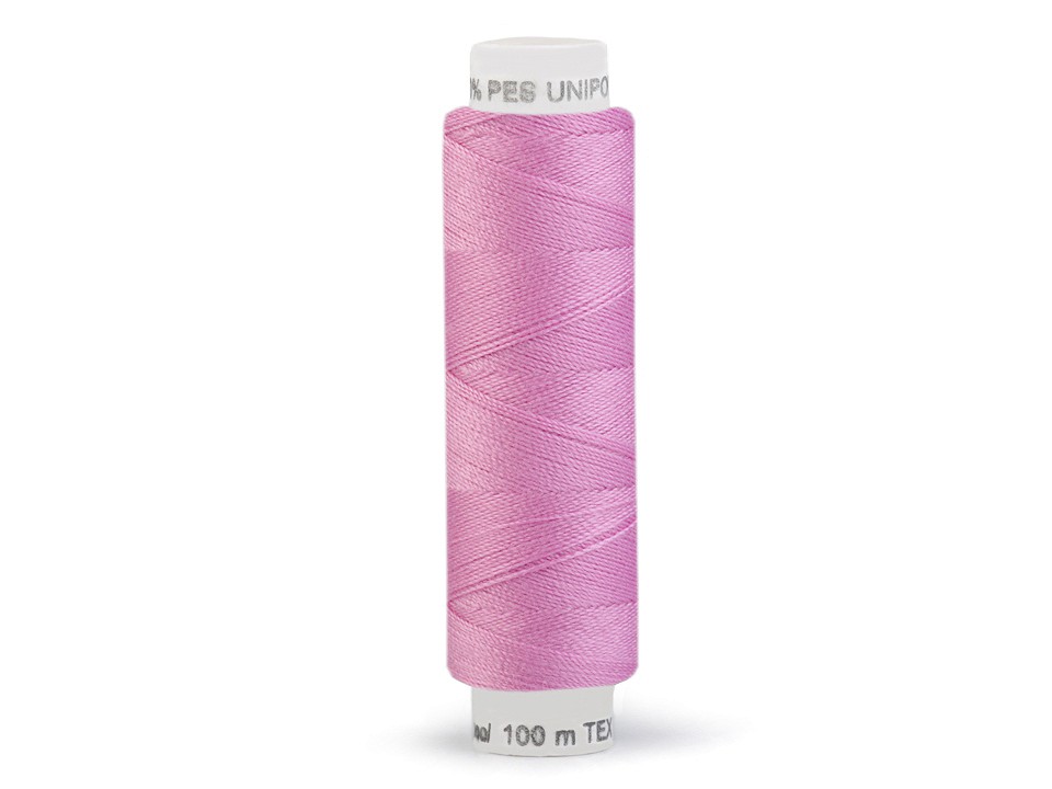 Polyesterové nitě návin 100m - Sachet Pink 431