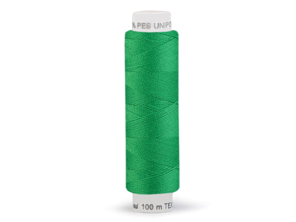 Polyesterové nitě návin 100m - green turmaline dark 617