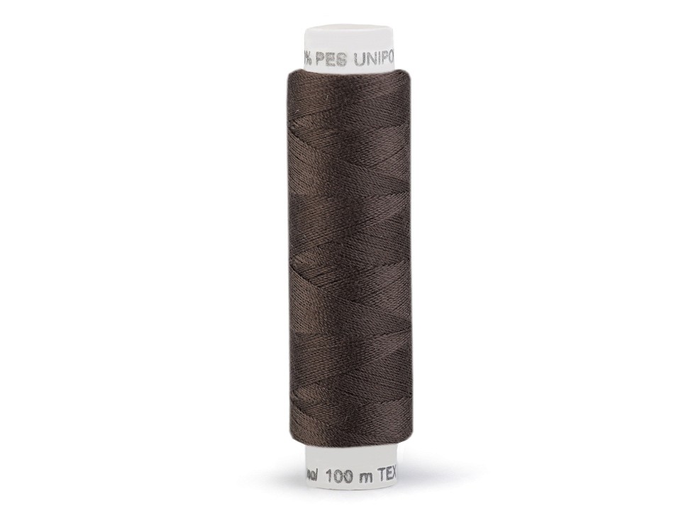 Polyesterové nitě návin 100m - Chocolate Brown 778