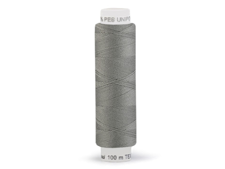 Polyesterové nitě návin 100m - Aluminum 864