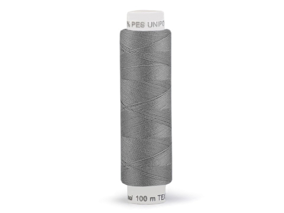 Polyesterové nitě návin 100m - Puritan Gray 865