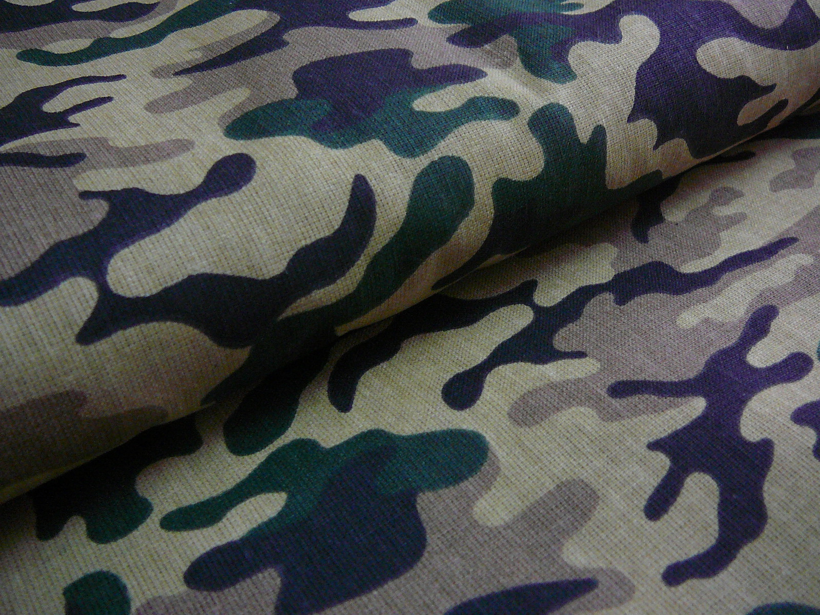 Bavlněná látka - maskáčovina No.5 - šíře 160cm
