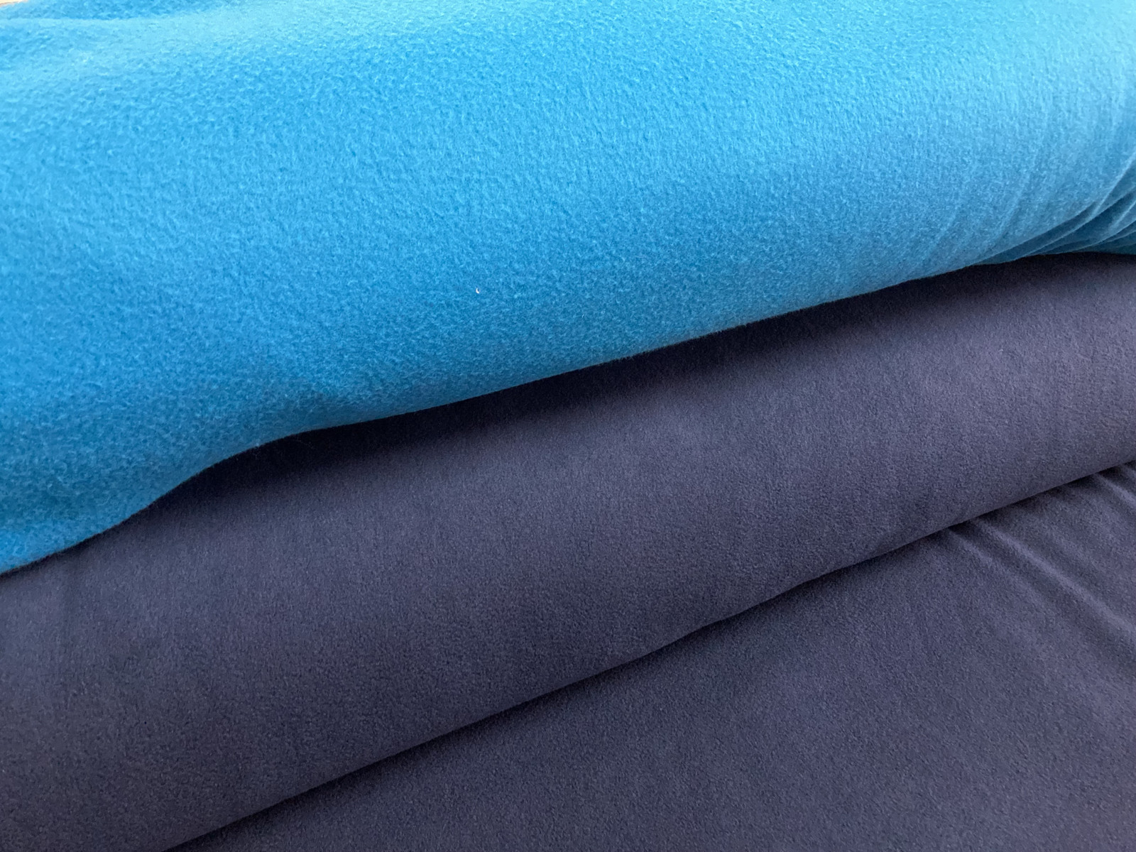 Fleece - tmavě modrý - šíře 150cm