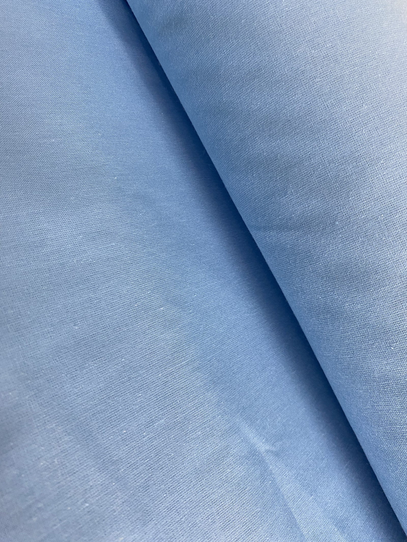 Bavlněná látka -  jednobarevná cashmere blue - šíře 140cm
