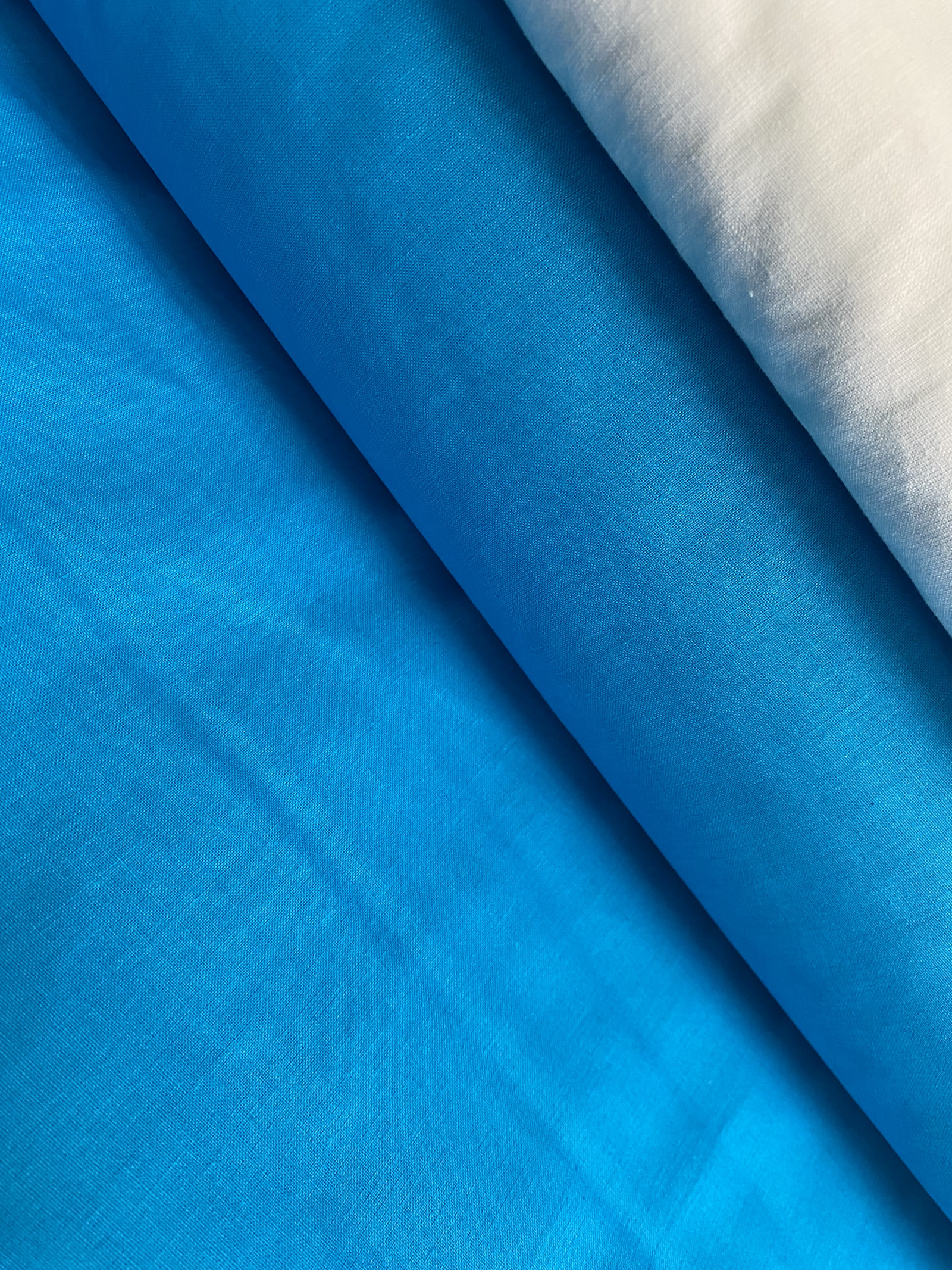Bavlněná látka - jednobarevná blue marina - šíře 140cm