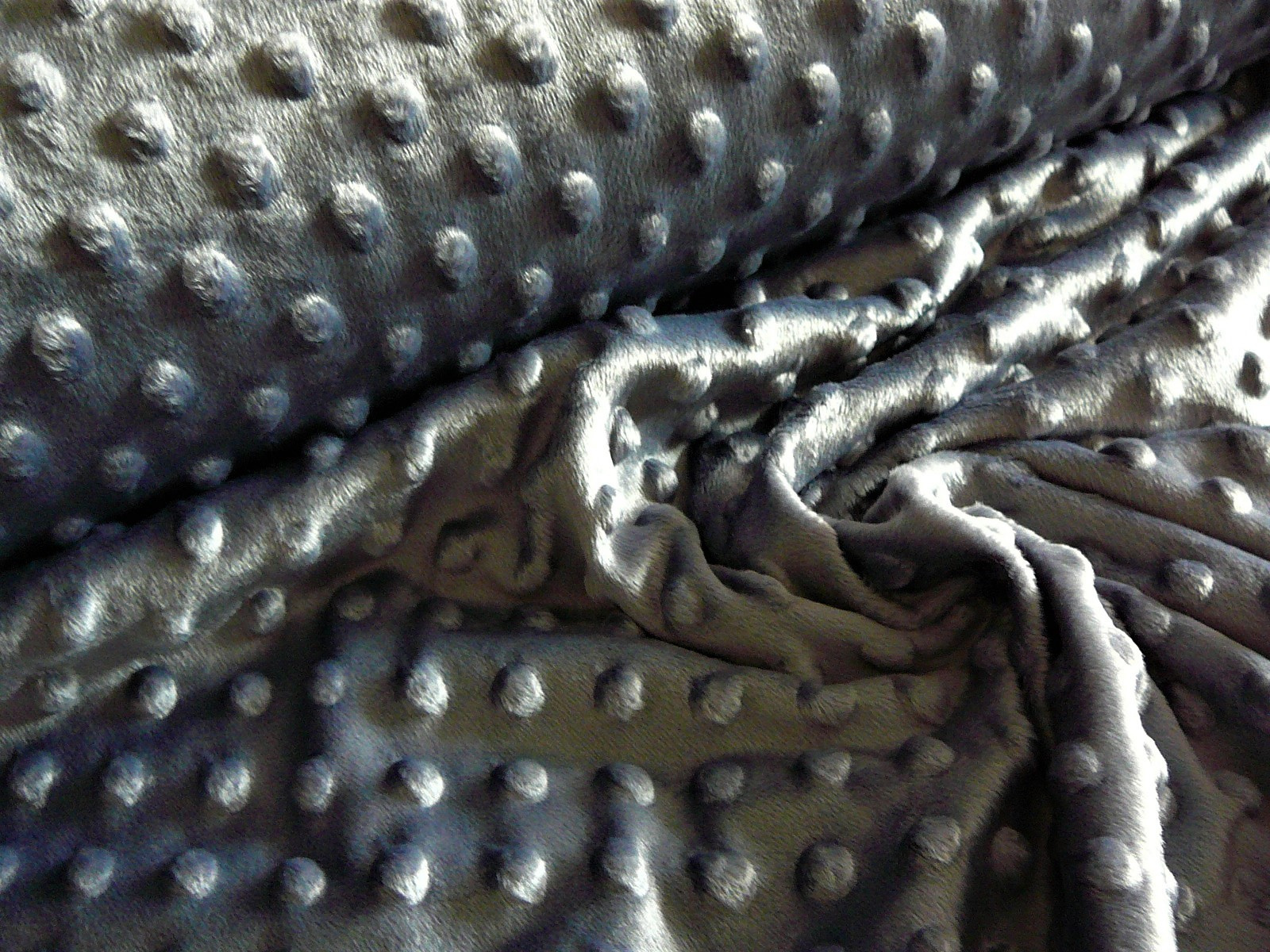 Minky tmavě šedé No.2 - šíře 150cm