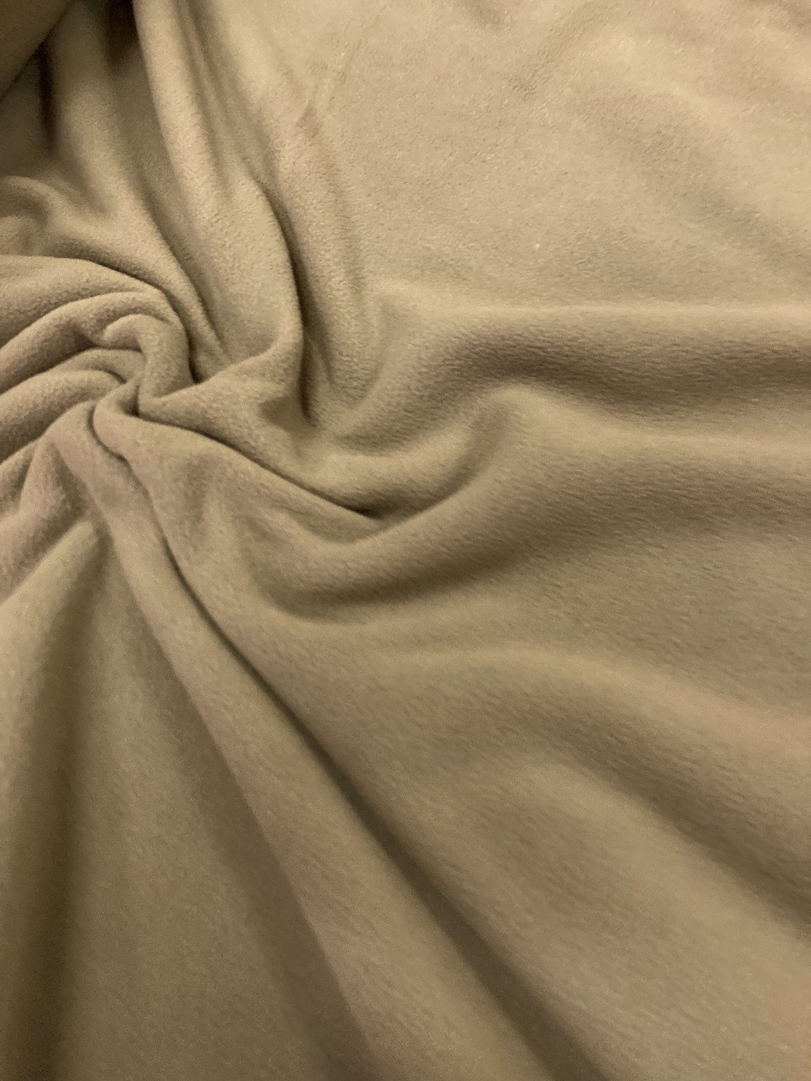 Fleece - středně hnědý - šíře 150cm