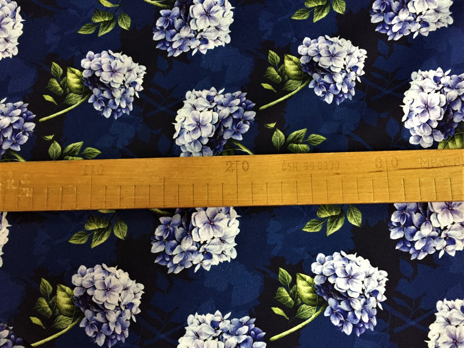 Digitální tisk - Hortenzie - šíře 160cm