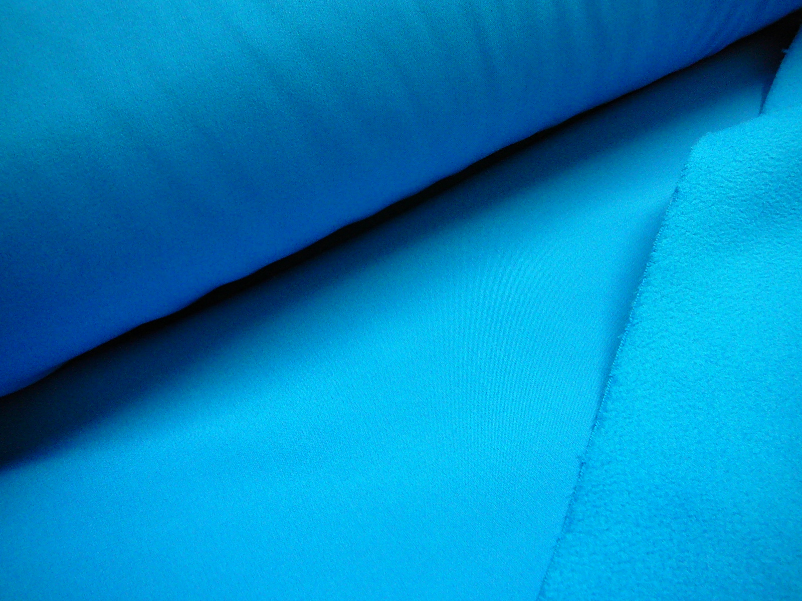 Softshell s fleecem - modrotyrkysový - 355g/m2