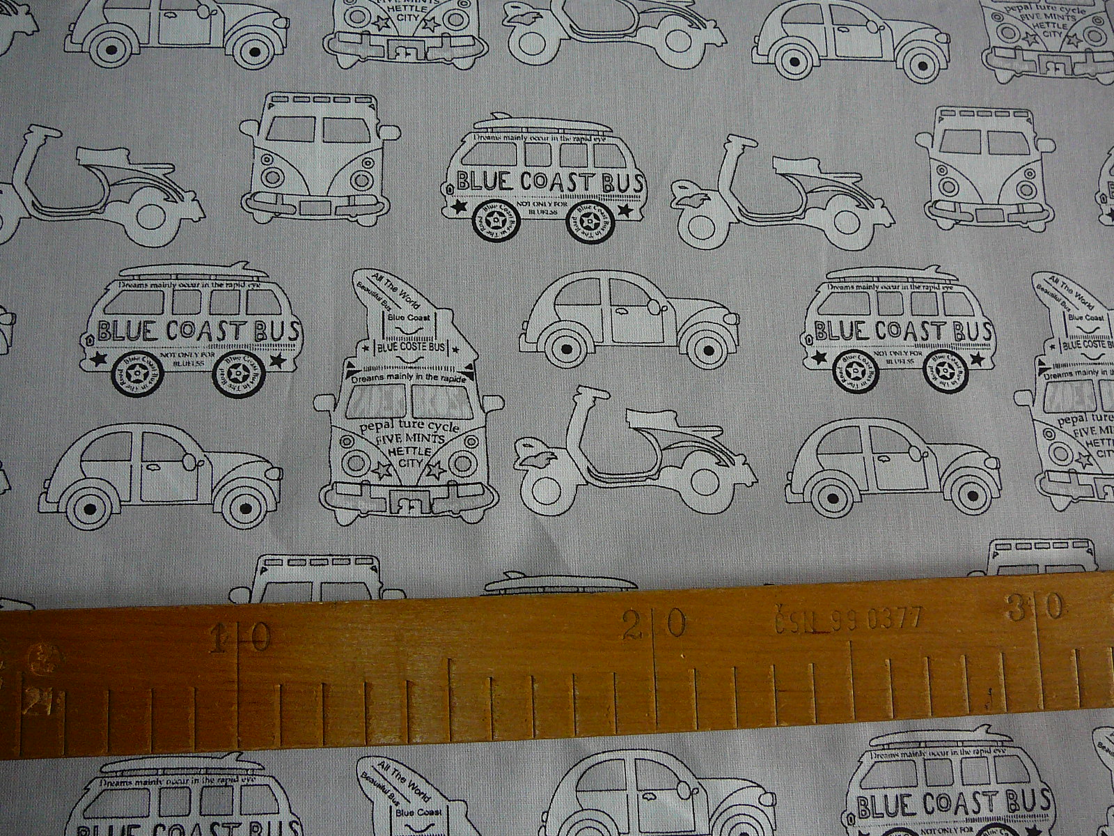 Bavlněná látka - auto moto - šíře 140cm